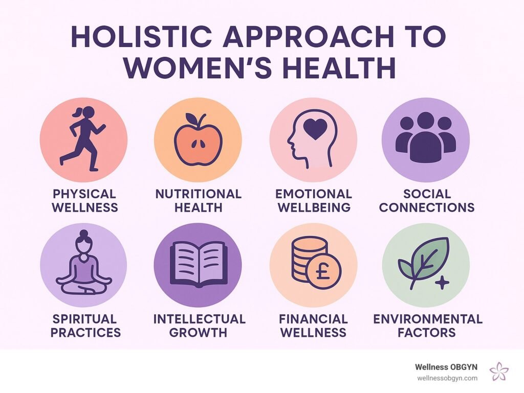 Holistic wellness infographic featuring WutawHealth tips and tricks for nutrition and health.