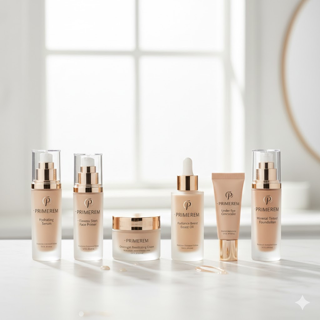 Variety of Primerem face primers for every skin type and concern.